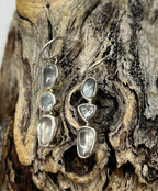 Silver Moon Topaz Earrings