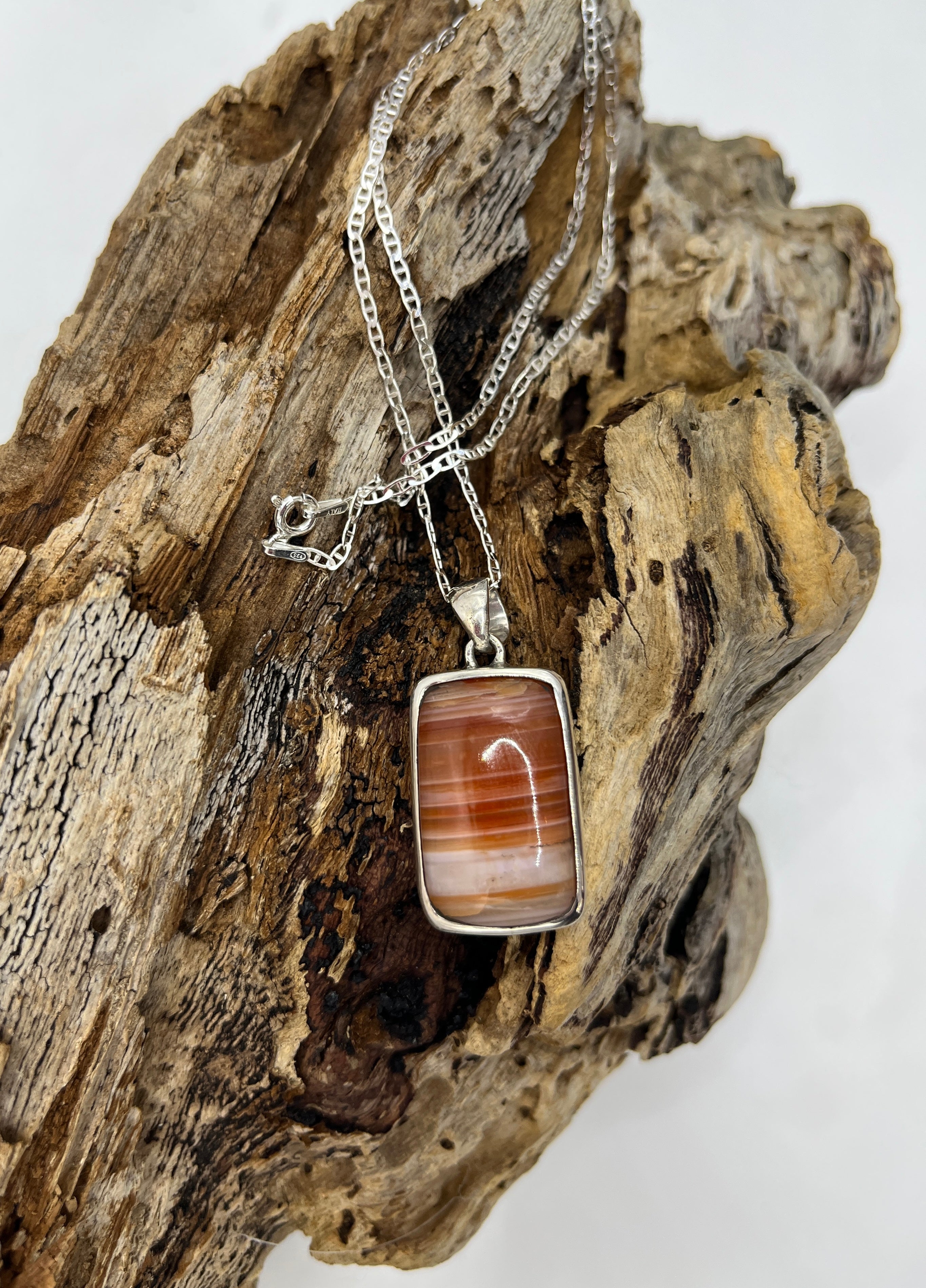 Rock Candy Agate Pendant