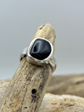 Tasmanian Black Spinel Gemstone Ring