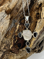 Gemstone Cross Necklace