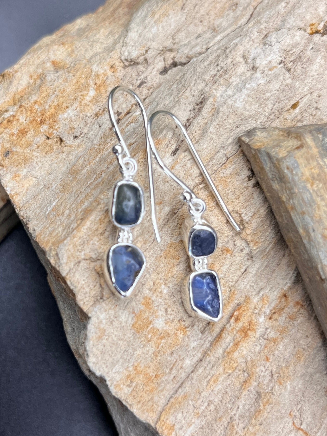 ‘The Blues’ Sapphire Bomb Earrings