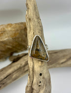 Moss Agate Gemstone Ring