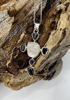 Gemstone Cross Necklace