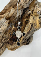 Gemstone Cross Necklace