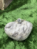 Derby Diamond Topaz Silver Ring