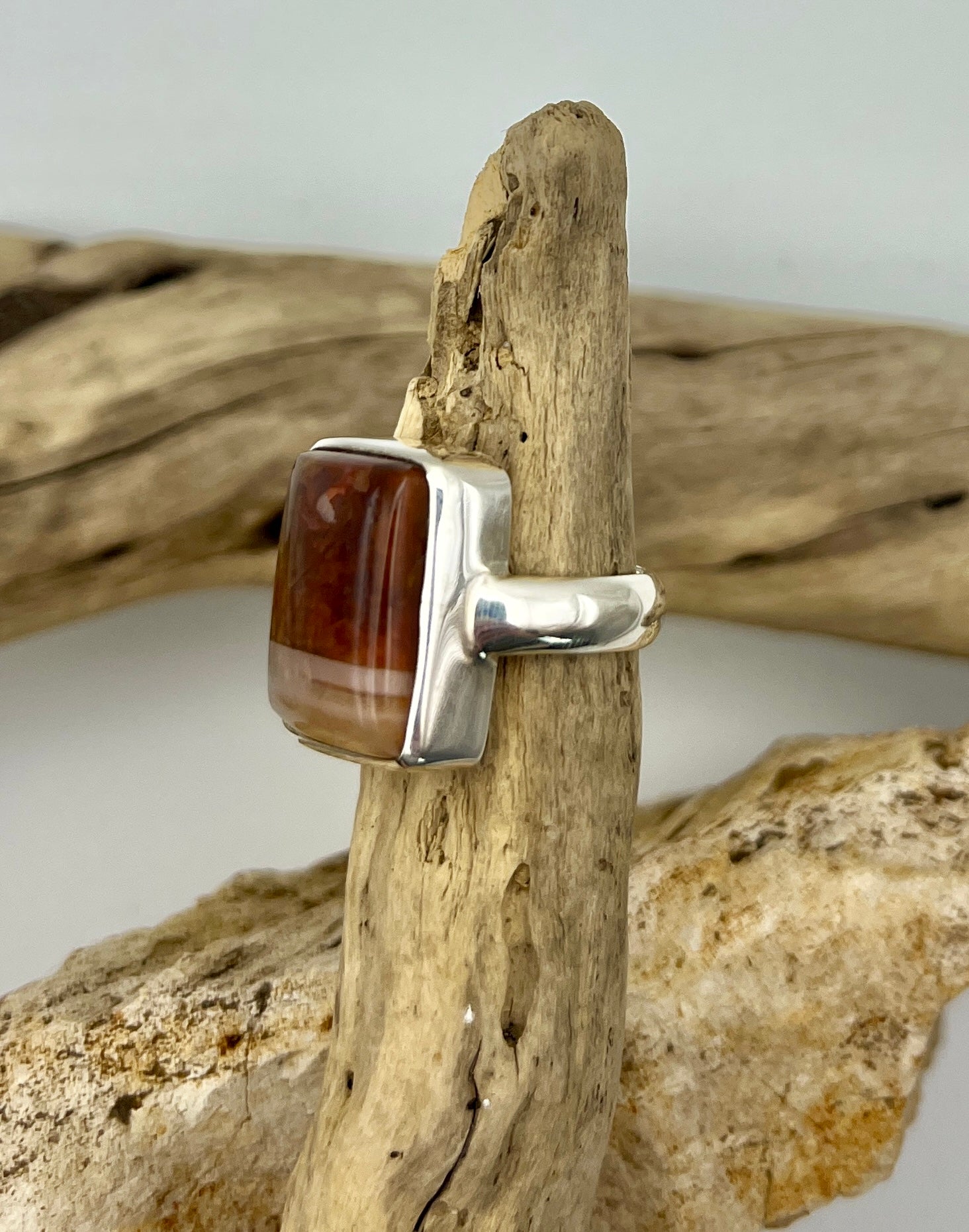 Carnelian Candy Ring