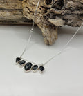 Tasmanian Black Spinel 5-Gemstone Pendant