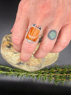 Tasmanian Waterline Carnelian Agate Ring
