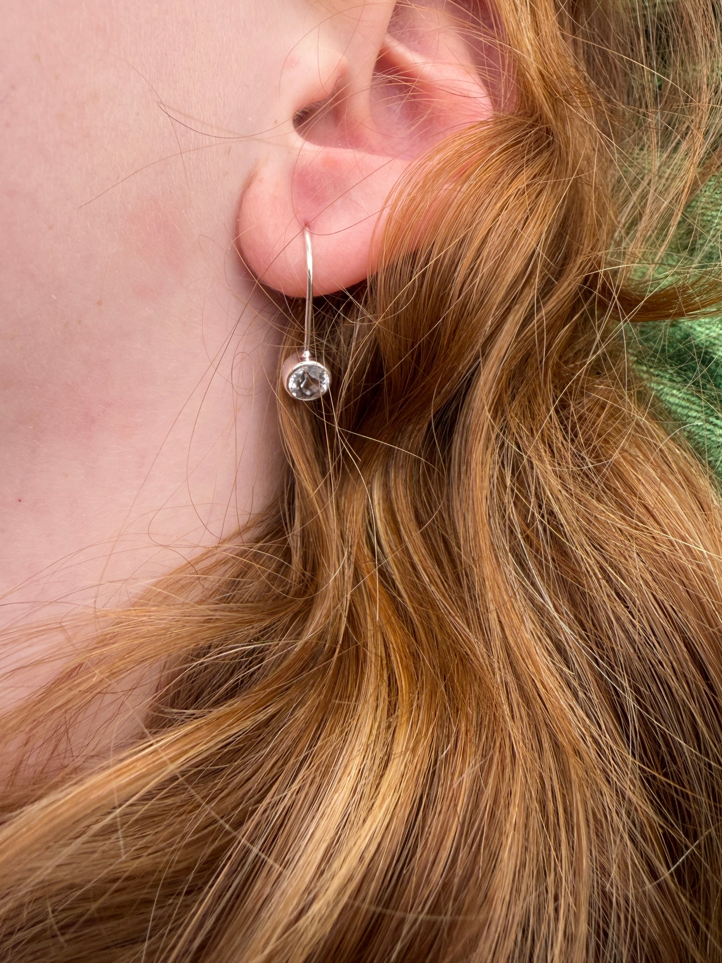 "Derby Diamonds" Topaz Gemstone Earrings
