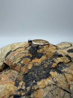 Tasmanian Topaz Marquise Cut Silver Ring