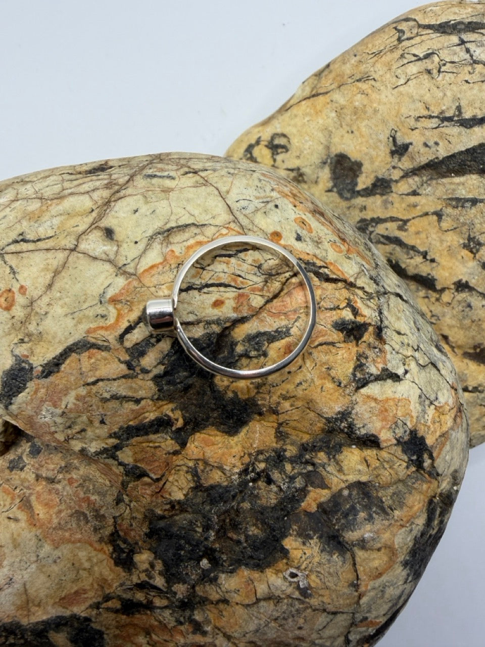 Tasmanian Topaz Marquise Cut Silver Ring