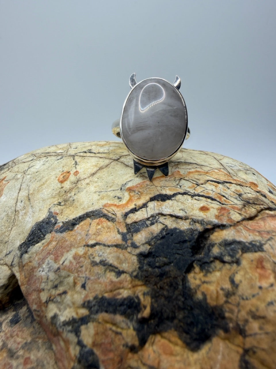 Tasmanian Quartz Beach Stone Ring