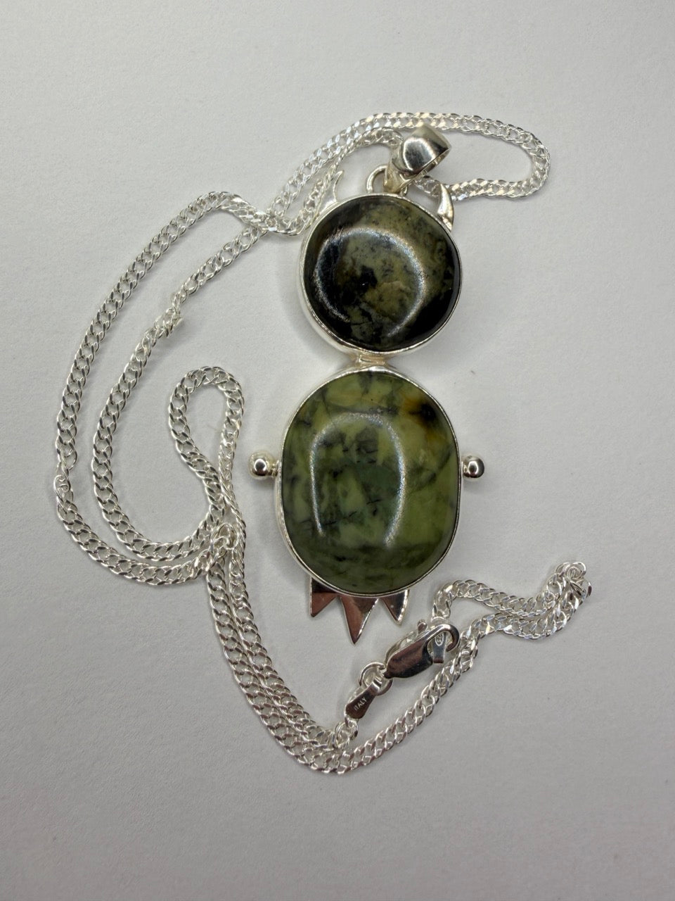 Nephrite Jade L'il Devil Stone Pendant