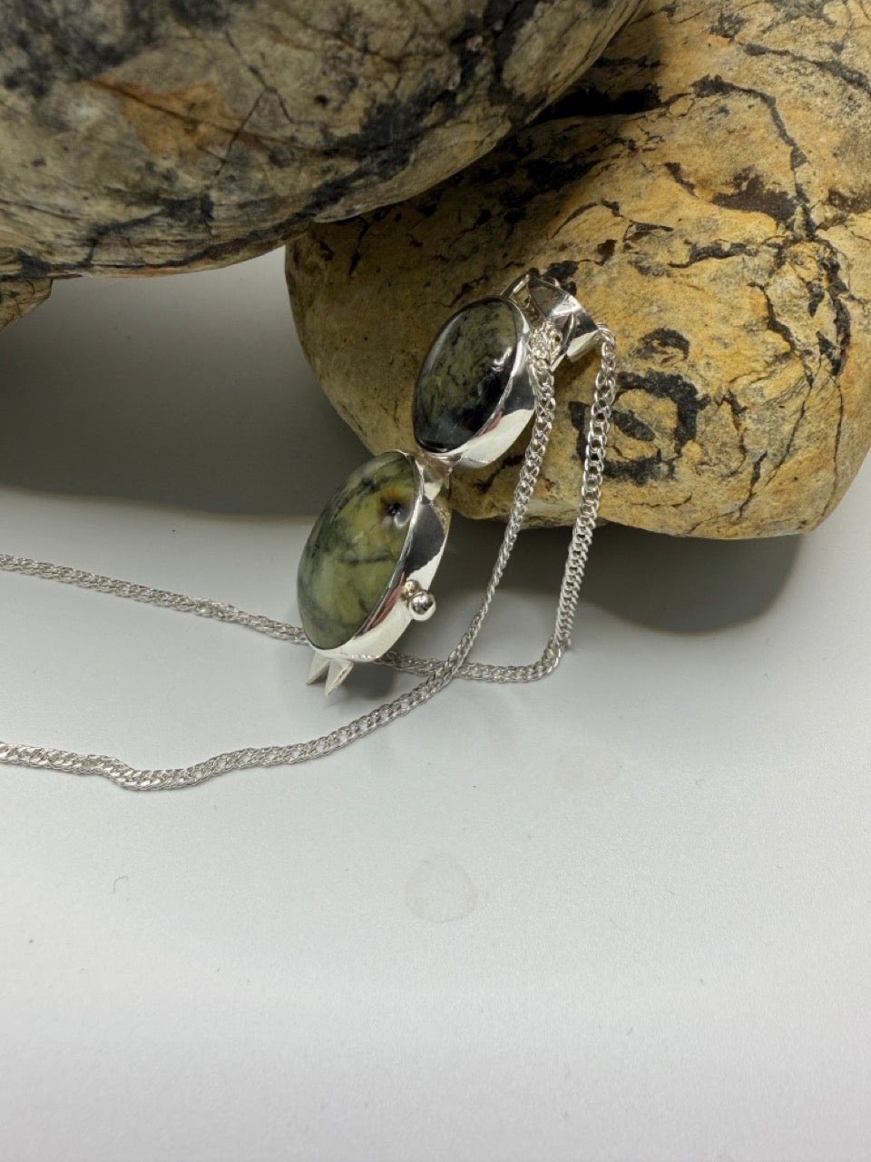 Nephrite Jade L'il Devil Stone Pendant