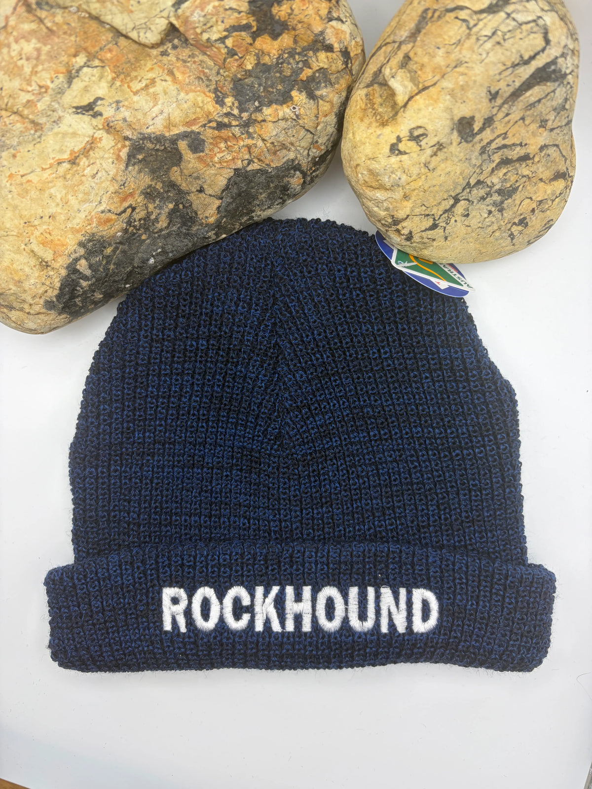 Rockhound Blue Wool Beanie