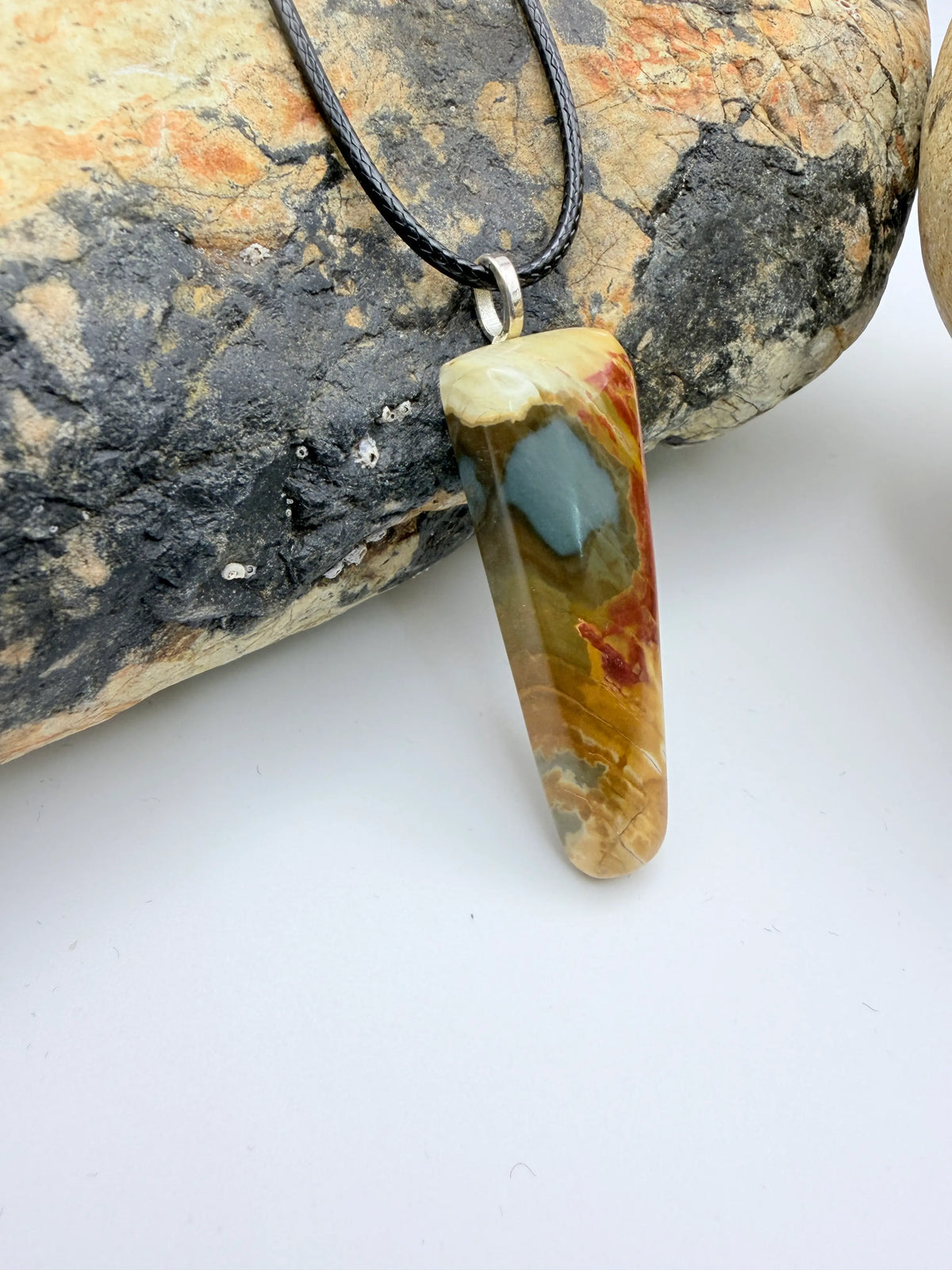Lobster Creek Jasper Stone Necklace