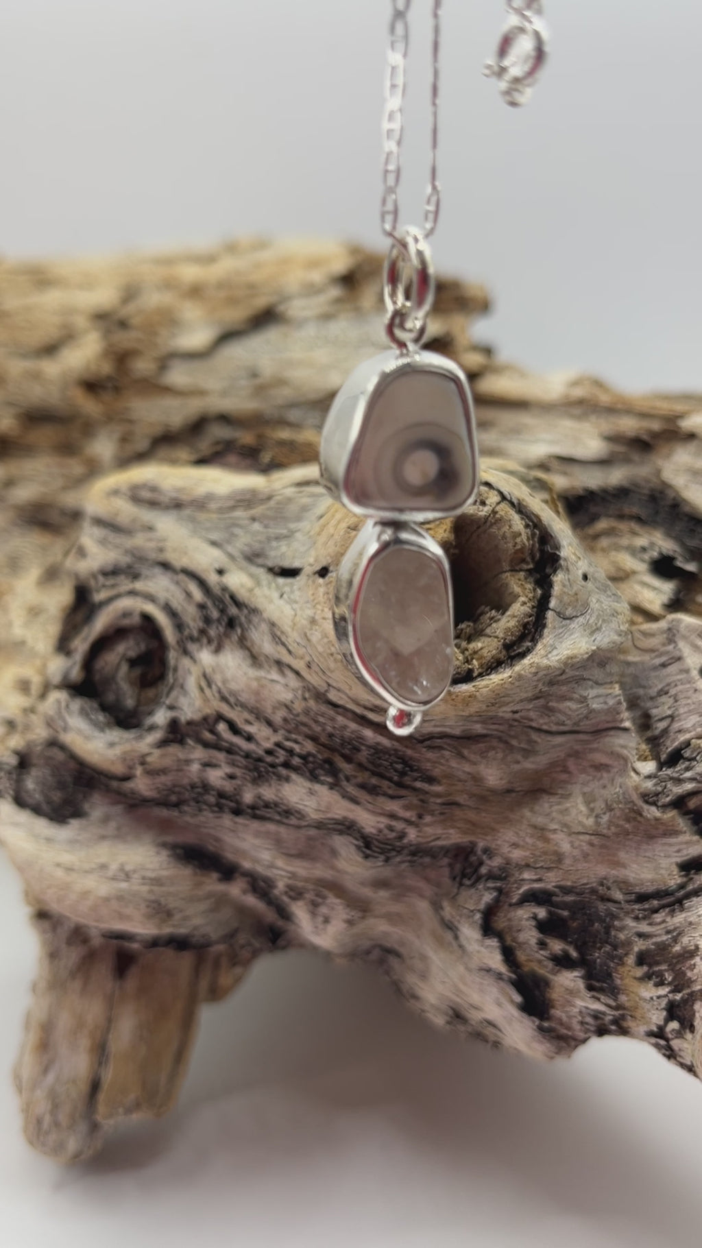 Vanilla Agate Pendant