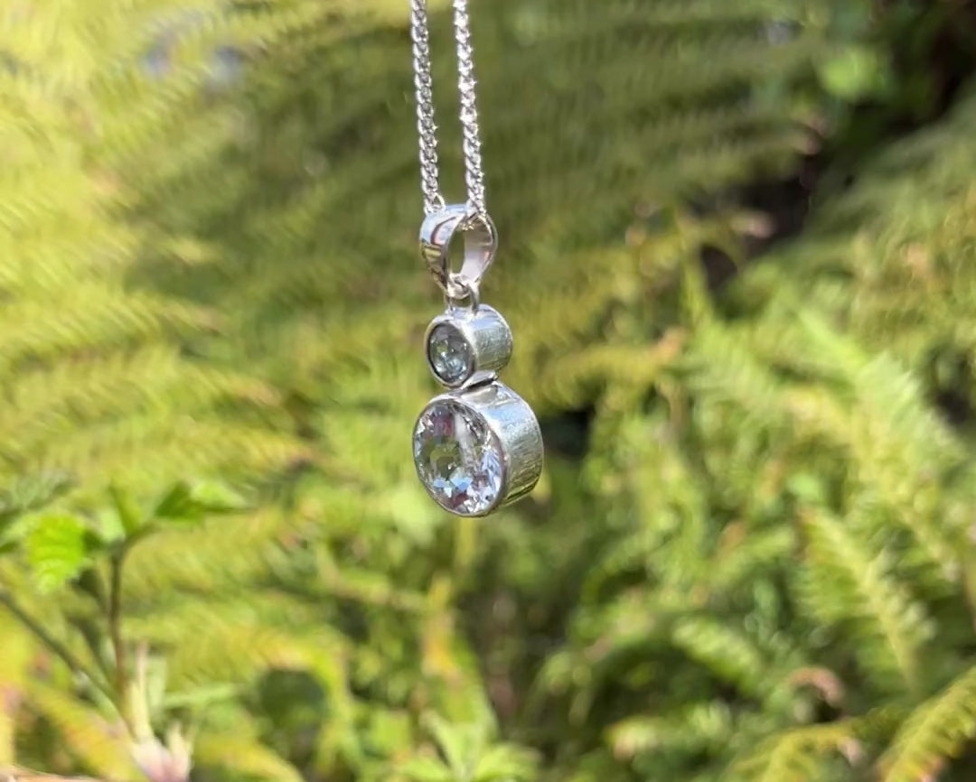 Double Trouble Topaz Pendant