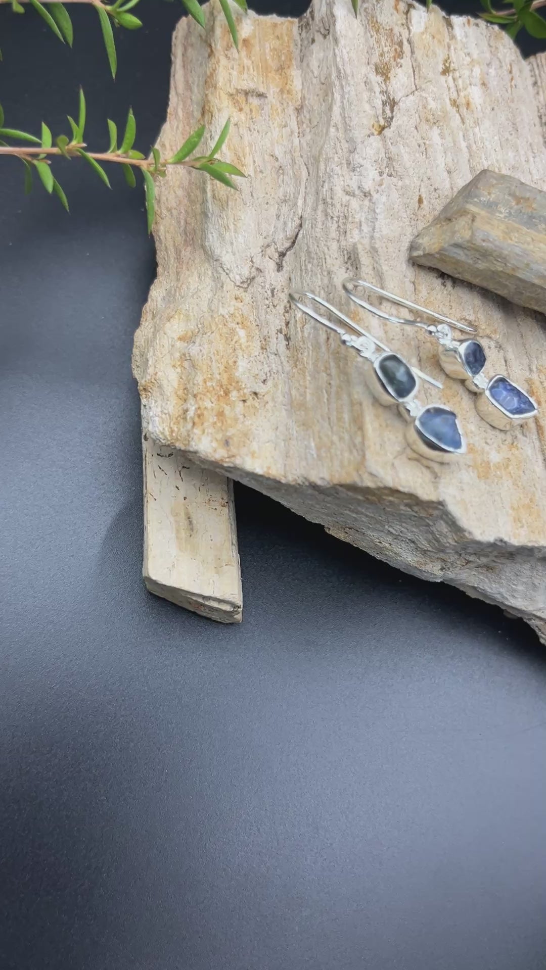 ‘The Blues’ Sapphire Bomb Earrings