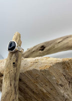 Tiger Tears Spinel Gemstone Ring