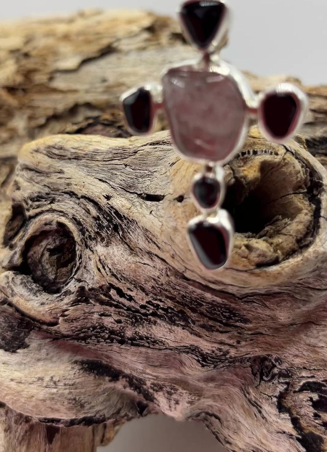 Gemstone Cross Necklace