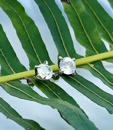 Lovely Gorgeous Salt n Peppa Topaz Studs