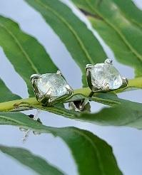 Lovely Gorgeous Salt n Peppa Topaz Studs